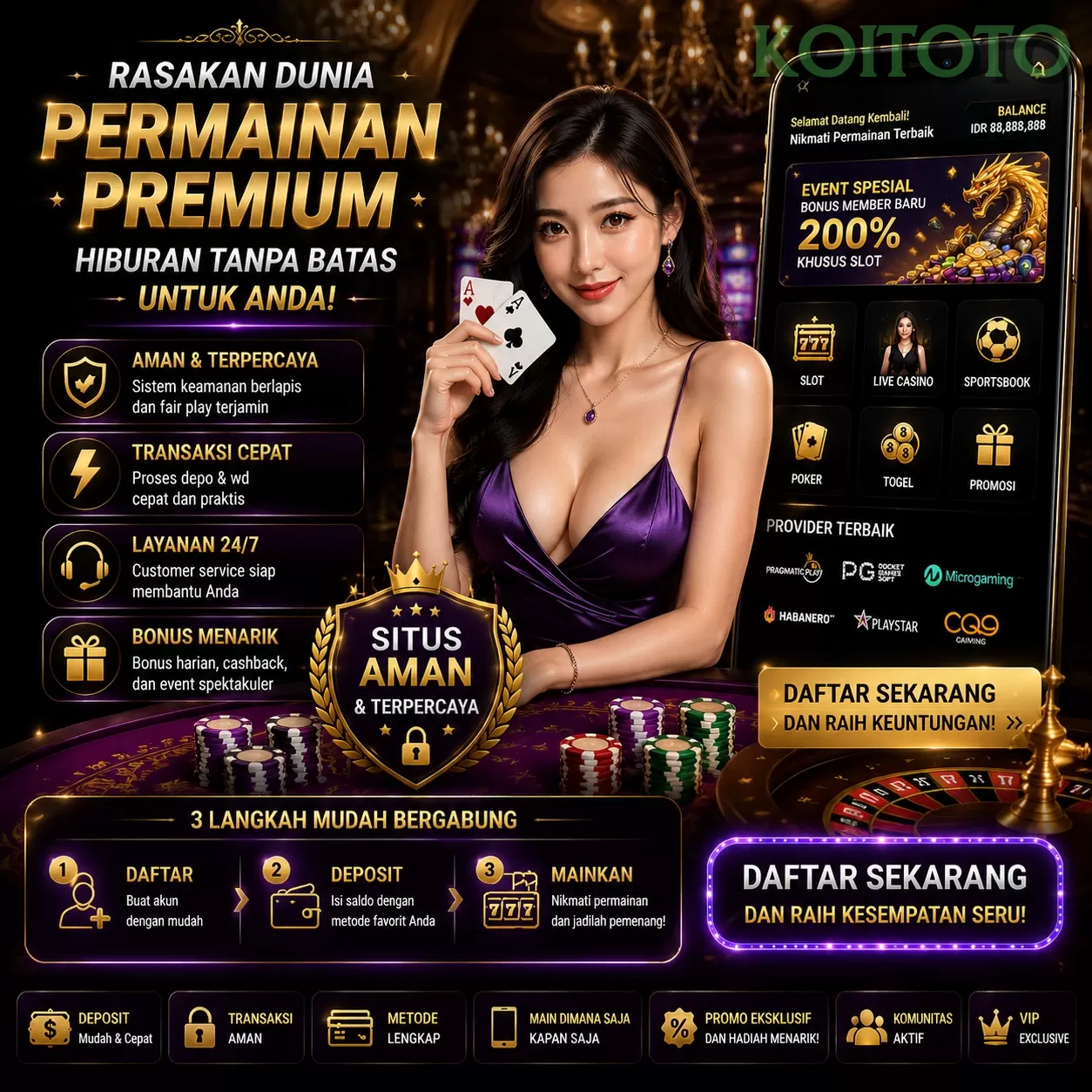 Bagaimana koitoto Menawarkan Pengalaman Bermain yang Optimal